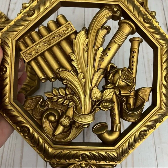 Humco vintage 1970’s Music Themed Wall Plaques Made in USA - Picture 9 of 13